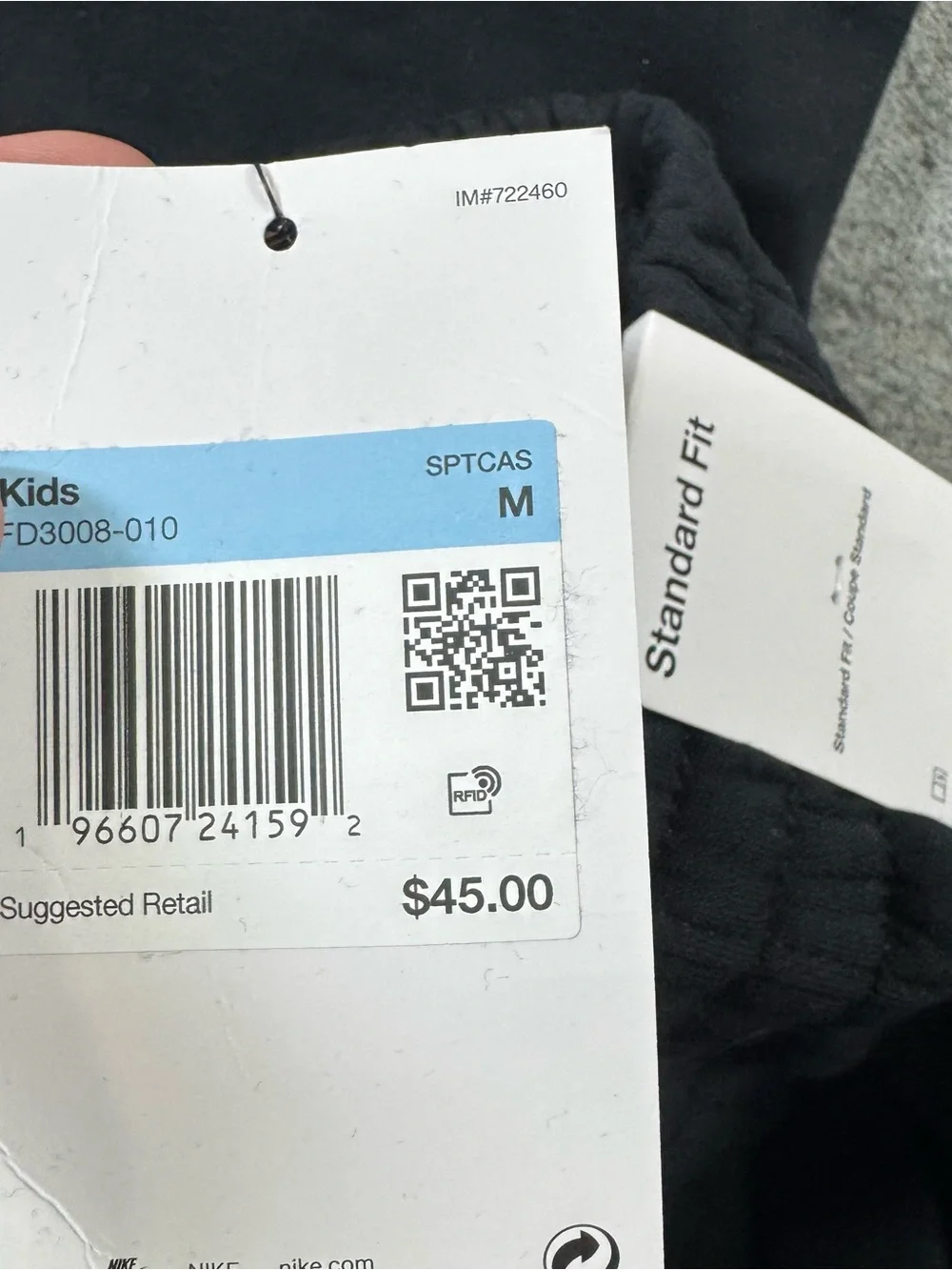 Nike black joggers